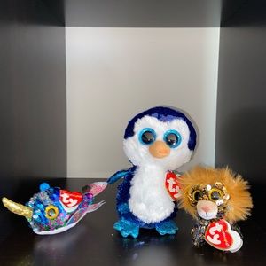 TY Beanie Boo flippables . Set of 3.